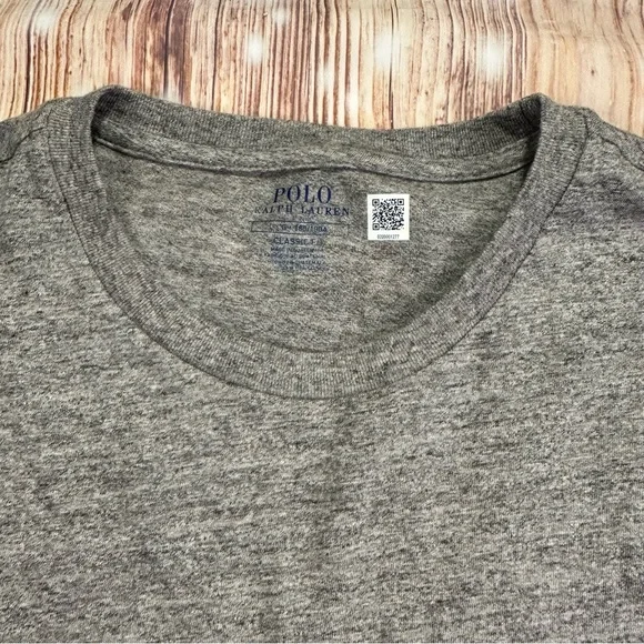 NWT Polo Ralph Lauren Heather Gray Short Sleeve Men’s Tee Size Large - Picture 6 of 12